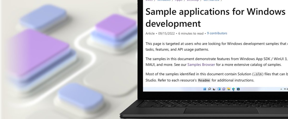 WindowsDocs's tweet image. Hey Windows developers! Have you seen our new samples page? Check it out and let us know if we&apos;re missing a must-have code sample. 

msft.it/6013jLMvl

#windowsdev #codesamples