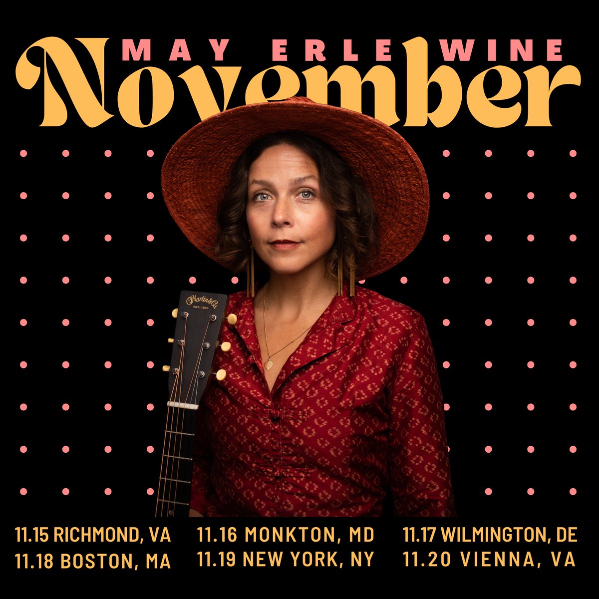 The Queen (@queenwilmington) on Twitter photo The hauntingly beautiful sounds of <a href="/mayerlewine/">May Erlewine</a> grace the Crown Room on Thursday, November 17.
🎫 Tix on sale now: bit.ly/3LoMuCn
For Fans of: Sara Watkins | Molly Tuttle | Twisted Pine The hauntingly beautiful sounds of <a href="/mayerlewine/">May Erlewine</a> grace the Crown Room on Thursday, November 17.
🎫 Tix on sale now: bit.ly/3LoMuCn
For Fans of: Sara Watkins | Molly Tuttle | Twisted Pine