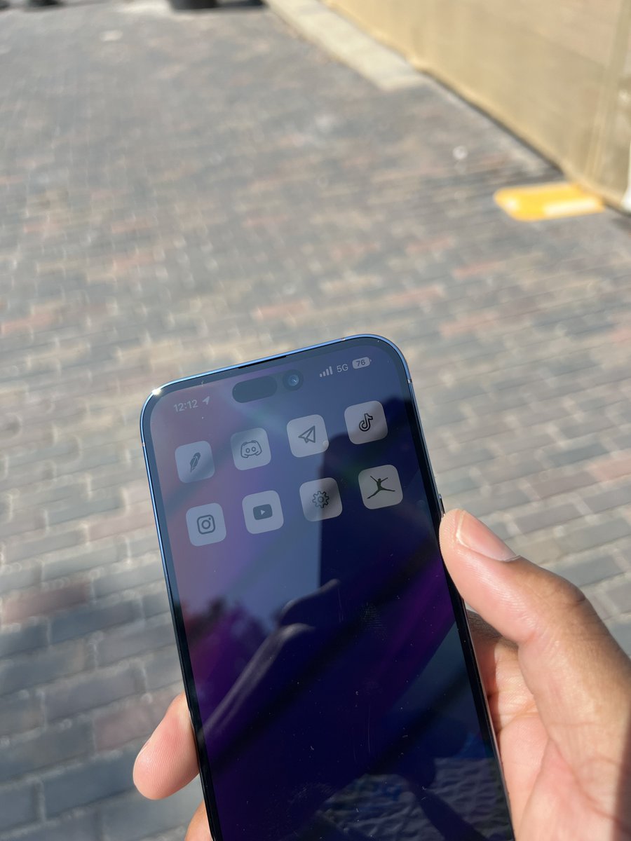 In the sun you’ll see the true dynamic island