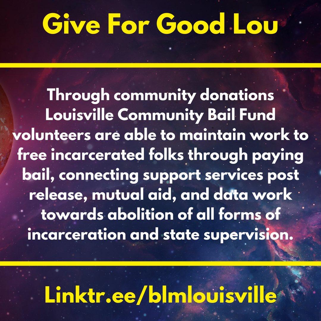 Louisville Community Bail Fund tweet media
