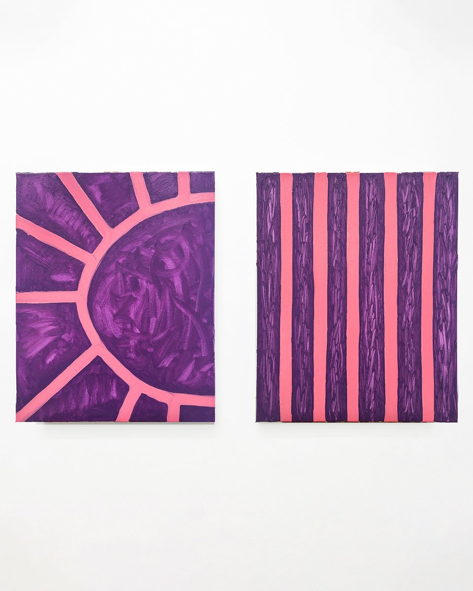 davidhanesinfo's tweet photo. #davidhanes
Setting (Rose &amp; Violet)⁠
oil on canvas⁠
51x41 cm⁠
2022
⁠⁠
Rays (Rose &amp; Violet)
oil on canvas⁠
51x41 cm⁠
2022 https://t.co/g0zDD3NVsC