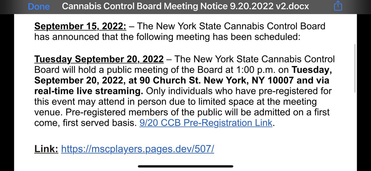 mmj_ny's tweet image. NYC patients, register and voice your concerns directly to the CCB