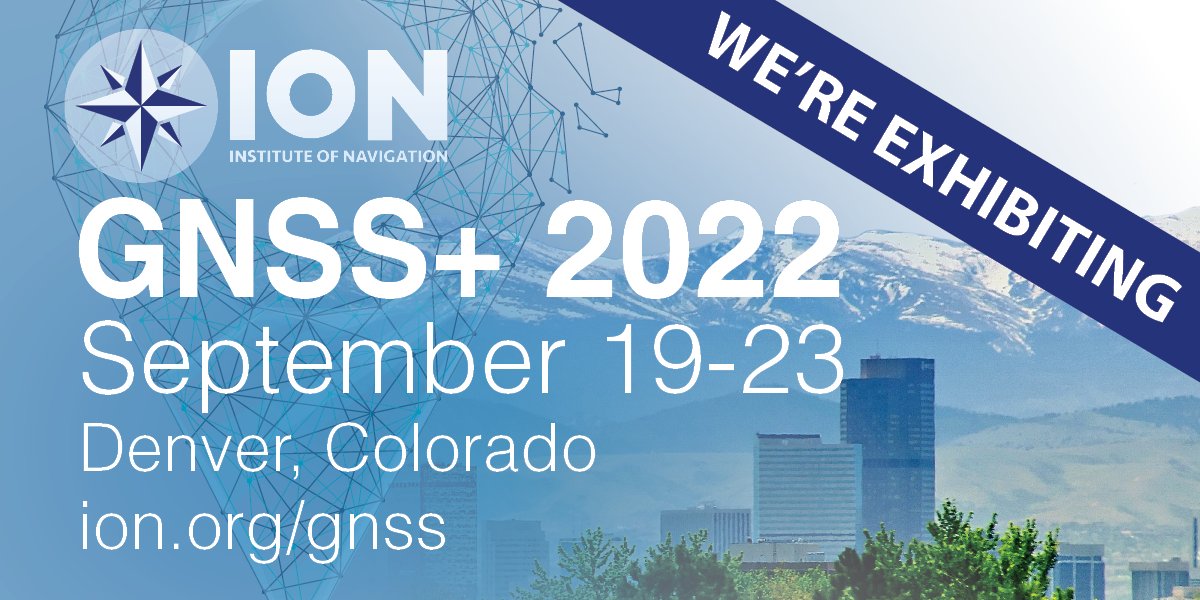 gladiatortech's tweet photo. Gladiator Technologies will be exhibiting at the Institute of Navigation’s GNSS 2022, taking place September 19-23 at the Hyatt Regency Denver at Colorado Convention Center in Denver, Colorado.
 Stop by to visit us at exhibit booth 117. https://t.co/HJt1JMMECt