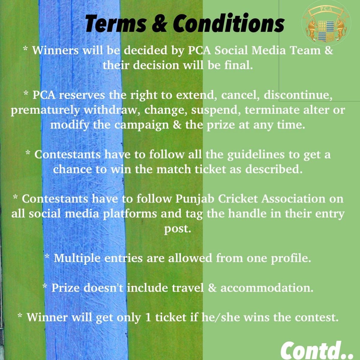pcacricket's tweet photo. Cricket is in you calling you to watch &amp; experience the game with fellow fans. This is your chance to win a ticket for #IndvsAus first T20I at PCA, Mohali.
All you have to do- 

#contestalert #giveawayalert #fans #TeamIndia #Indiafans #Punjabfans #cricketfans @gulzarchahal #India https://t.co/VykmNjNkdV