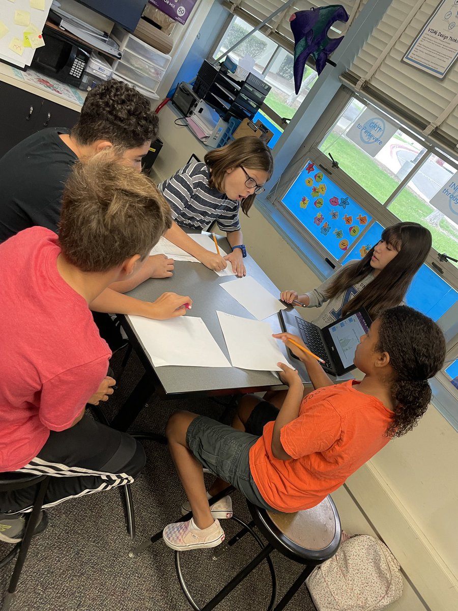 <a href="/VIDASharks/">VIDA (6-8 Magnet)</a> Connection time during period 1 with <a href="/mrsruizvida/">Katie Ruiz</a>’s WEB students! Love seeing the 8th graders engage with the 6th graders! #empathy