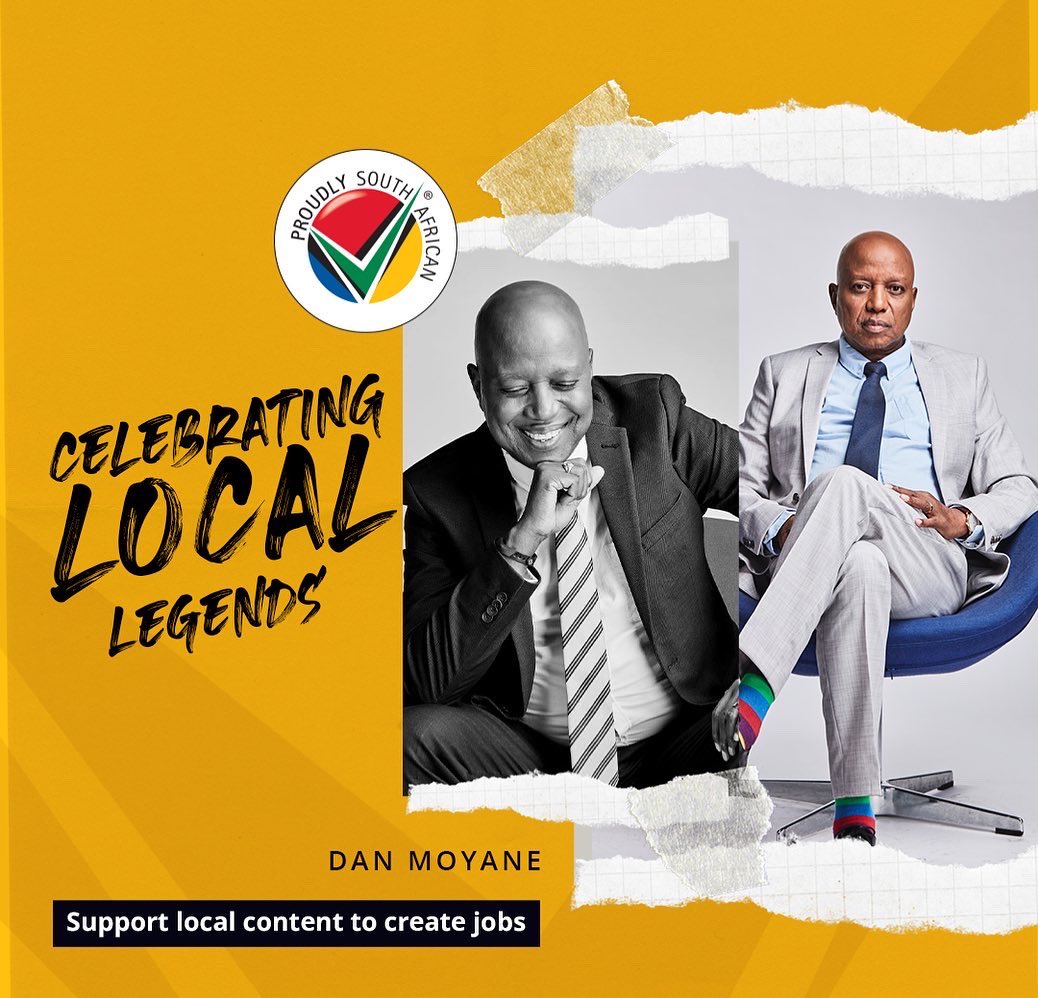 ProudlySA's tweet photo. It gives us great pleasure to celebrate this week’s #LocalLegend, renowned veteran journalist, anchor and author, Dan Moyane.

#CelebratingLocalLegends #ProudlySouthAfrican #WeCelebrateYouToday #BuyLocalToCreateJobs #SupportLocalContent https://t.co/R6ncHgJESq