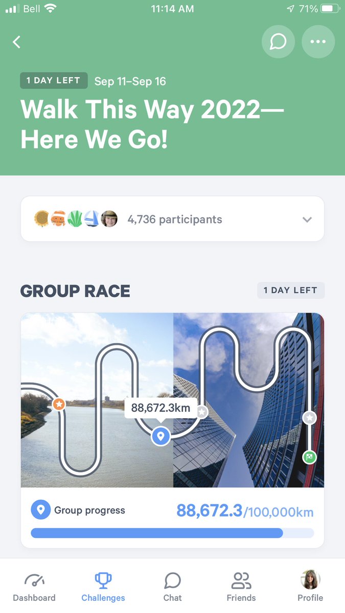 walkerconn's tweet image. 4700+ Winnipeggers getting close to 100,000 kms goal to trigger $100,000 for community!  I’m so excited!   👏👏👏👏 🏃🏻‍♀️❤️  We got this!!