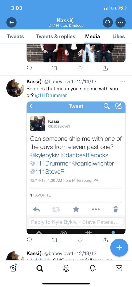 tattoosandcats's tweet photo. I would like to formerly apologize to all of you for my very “cringy” teenager self lmaoo. Y’all still cute tho 🤍 @111SteveR  @111Drummer @danielwrichter @danbeattierocks @kylebykiv https://t.co/Q19SzCP3Bj