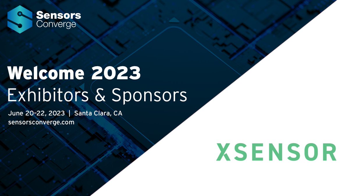 SensorsConverge's tweet image. Welcome Xsensor Technology to #SensorsConverge 2023! Learn more at xsensor.com.

Get on the list for Sensors Converge 2023! sensorsconverge.com/sensorsconverg…

#sensors #intelligentdynamicsensing #AIpowereddataanalysis #precisionmeasurements