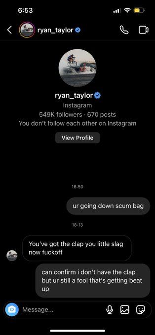 this loser blocked me before he could read my reply so ima tweet it so he can read it &amp; block me again