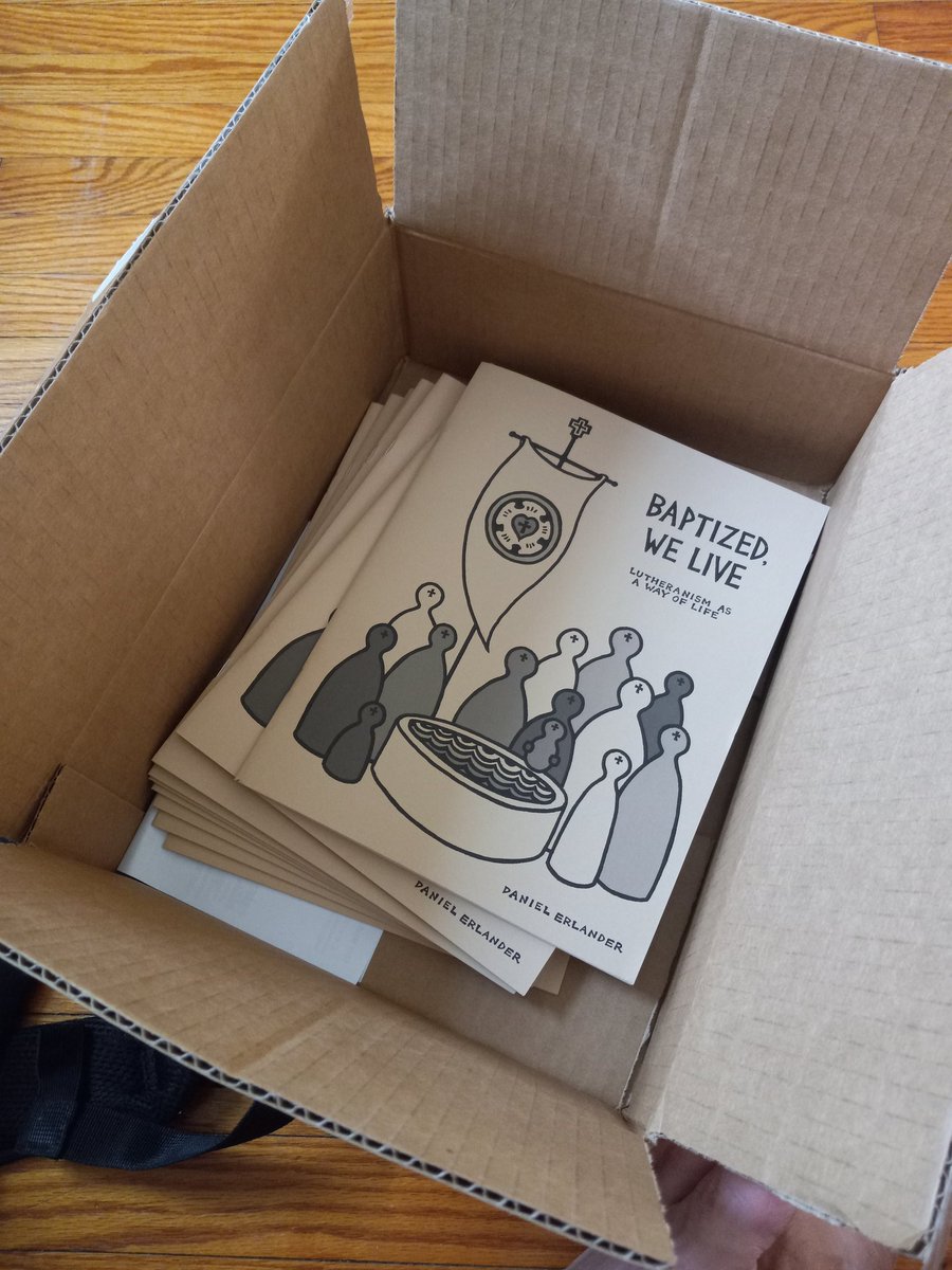 PolyglotEvangel's tweet photo. Looky what I got in the mail! 
#Erlander #BaptizedWeLive #LutheranAwesomeness #SOhappy https://t.co/k5AwlUyLJx