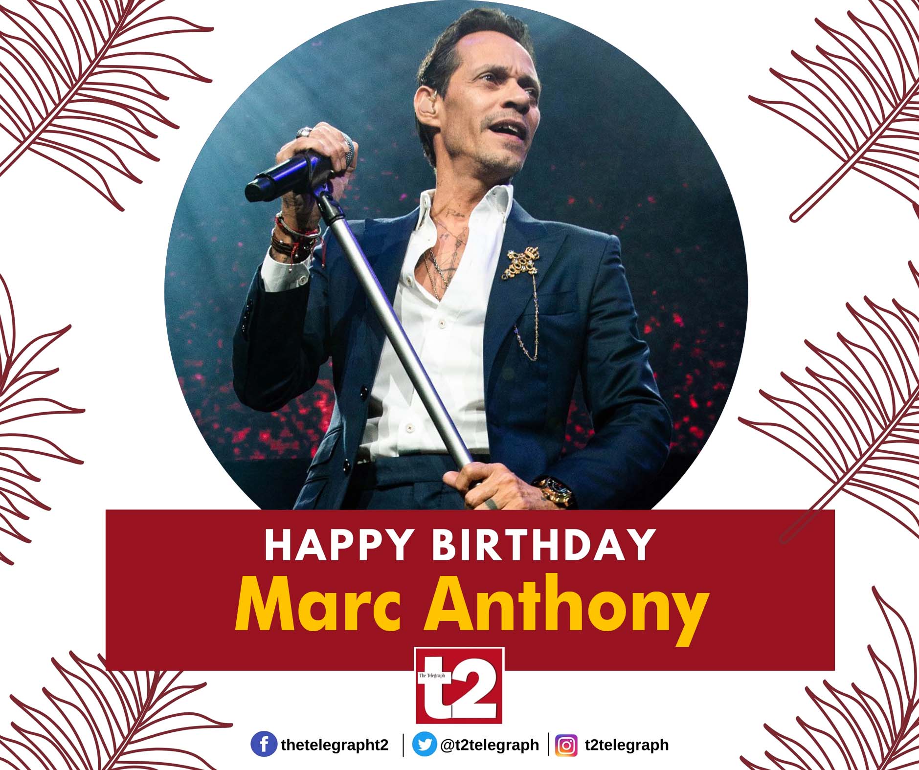 Happy birthday Marc Anthony and thanks for all the salsa-infused full-band music 
