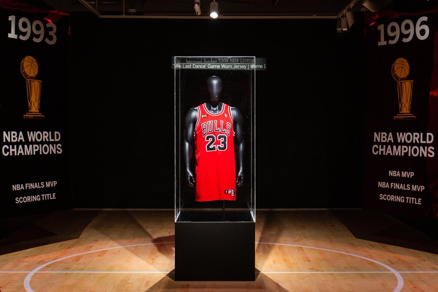 MJordan "Last Dance" jersey from 1998 NBA finals breaks record