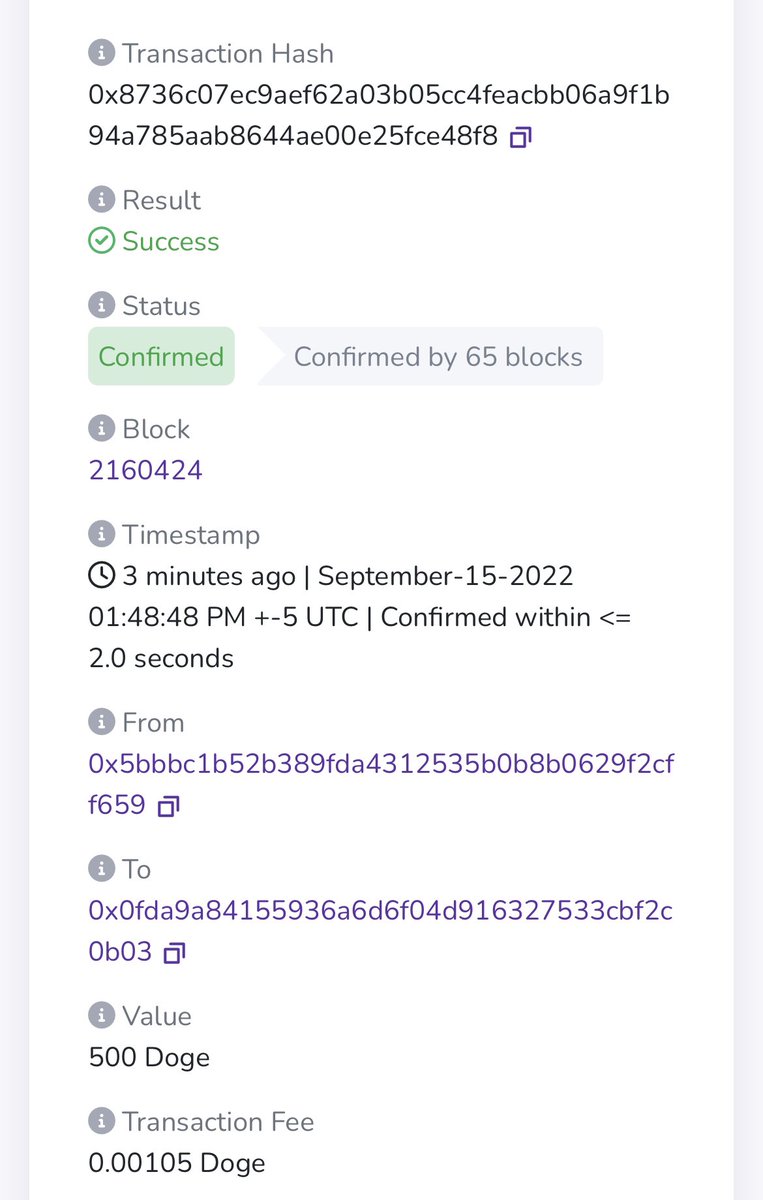 Congrats to @Nova87019818 for winning one of our 500 $WDOGE giveaways!! Stay tuned for more winners to be announced tonight 🎉

If you guys haven’t yet checked us out on PinkSale, see the link below!! 6 days remaining ⏰👇

pinksale.finance/launchpad/0x99…

#giveaway #dogechain #presale