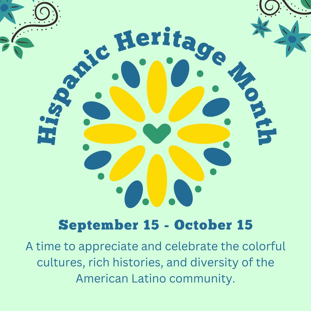 It is a time to appreciate and celebrate the colorful cultures, rich histories, and diversity of the American Latino community. nationaltoday.com/hispanic-herit…
