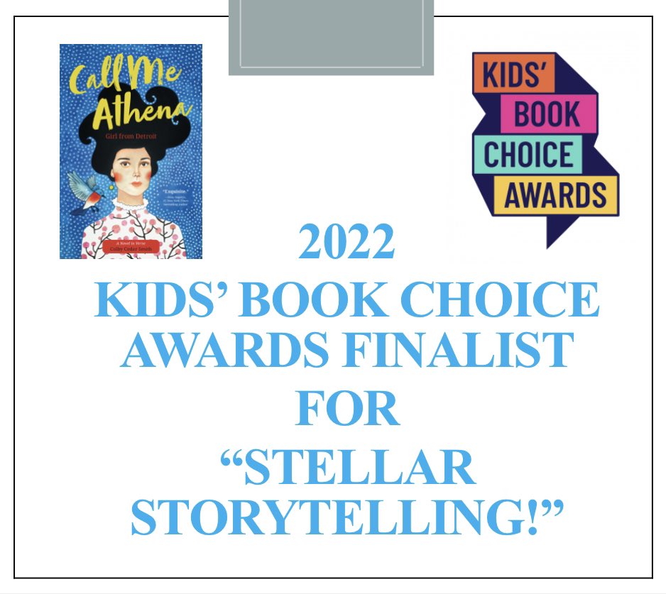 Oh golly! Call Me Athena is a 2022 finalist for Best Stellar Storytelling in the #KidsBookChoiceAwards! If you liked my book, encourage your kids and students to vote for it today at everychildareader.net/vote !

#everychildareader #kidlit #teenbooks #beststellarstoryteller