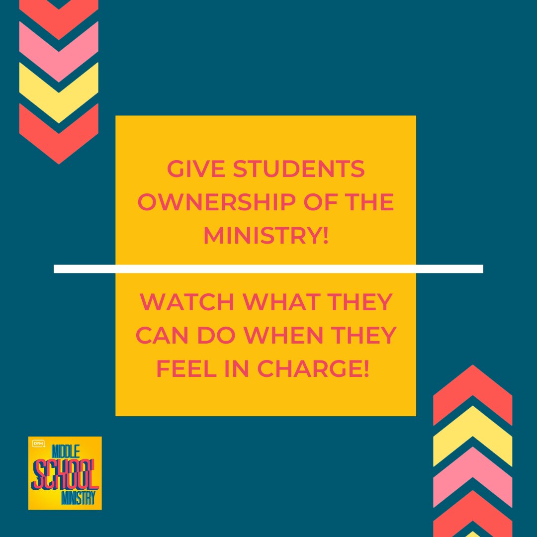 middleschoolmi3's tweet photo. Need some motivation to get your middle school students on a leadership team? Listen to Andrea Miller give tons of great tips on the Middle School Ministry Podcast!

#podcasts #studentministry #MSministry https://t.co/RAIRb7RI94