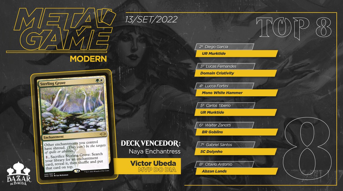 bazardebagda's tweet photo. Terça é dia de jogar aquele #Modern na loja!!!
Vem jogar com a gente!!
#metabazar https://t.co/X1SzKs6FS2