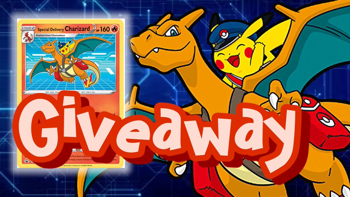 SouthBayPokeHnt's tweet photo. Looking For A Special Delivery Charizard?

Sick Of Checking Your Email Every Morning?

Worry No More!!!

We’re Giving Away FIVE Special Delivery Charizard Codes!!!

All You Have To Do Is:

❇️Follow 

❇️Like 

❇️Retweet 

5 Winners Picked 9/19 (This is for Codes not actual card) https://t.co/fBD0o8G4pS