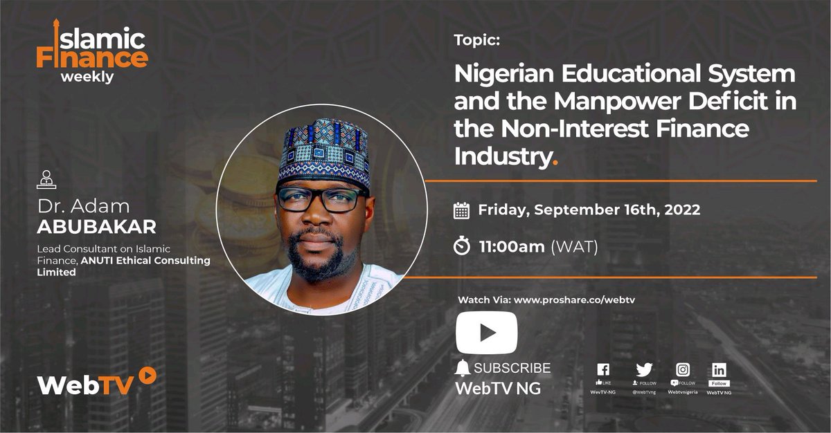 Nigeria's educational system is experiencing crises of infrastructure decay, neglect, and sordid conditions of service. 

With the current weak education system in Nigeria, what is the hope for #islamicfinance education?  
Watch #Islamicfinanceweekly tomorrow. 
#ASUU #education