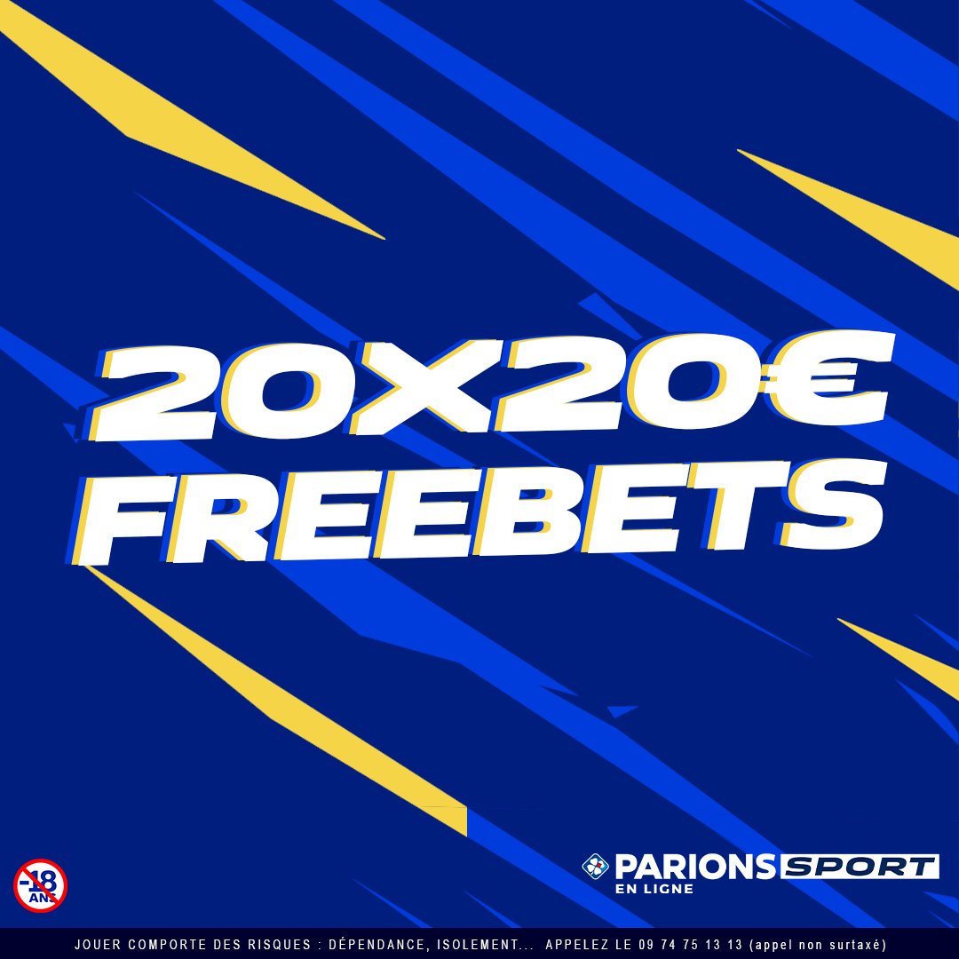 🎾 La légende Roger Federer va prendre sa retraite à 41 ans après 20 titres du Grand Chelem ! 

20 comme le montant de freebets qu'on vous fait gagner pour rendre hommage à son immense carrière ! 

Pour jouer : 
- RT + Follow @ParionsSport 

TAS demain.