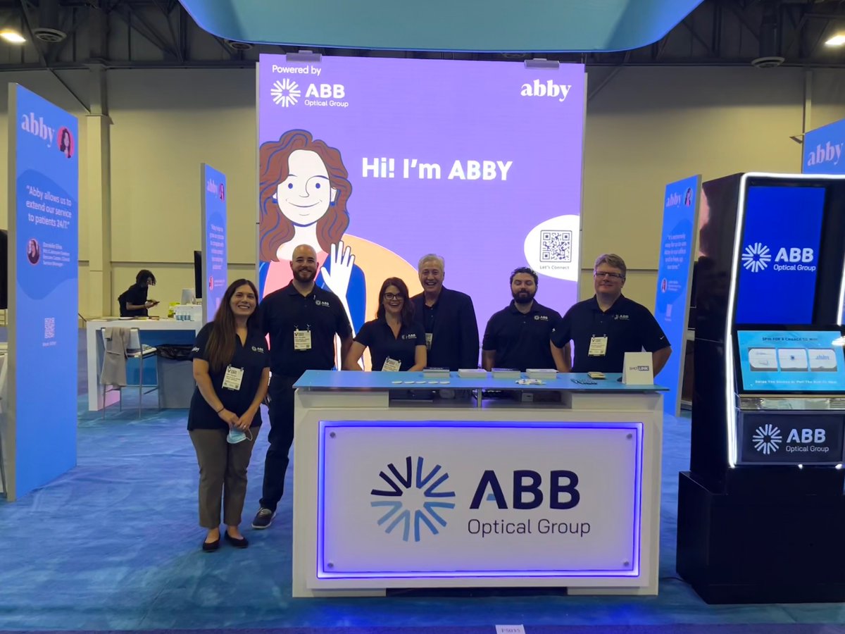 ABBOPTICALGROUP's tweet photo. And the #VisionExpo hall is open! Come on by and meet the team at #F5035 and see all we have to offer at ABB.  #helloabby https://t.co/fypefAXJIz