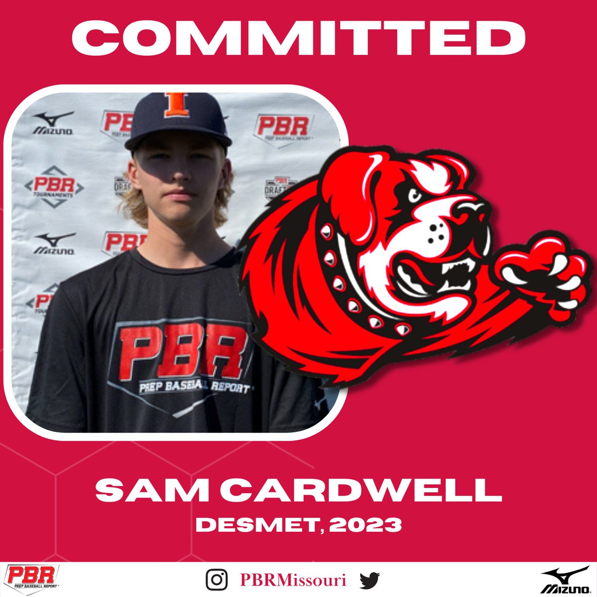 RHP Sam Cardwell (Desmet, 2023) commits to Maryville University. Previously one of the top uncommitted arms in Missouri's senior class, @SamCardwell14 is ranked No. 62 overall. 👤: bit.ly/3eTZFio