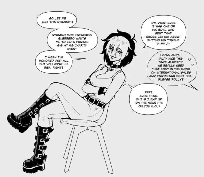Remembers this Polly that I drew for @LudinVibes a while ago- 