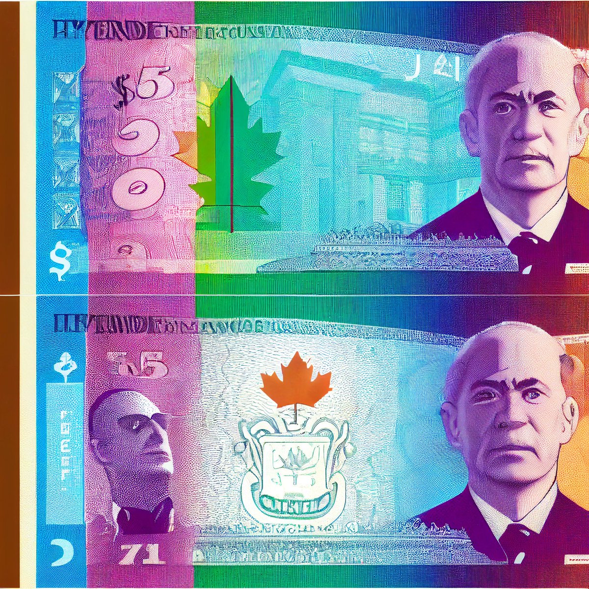 salkjorts's tweet photo. Just a few of the advanced security features in Canada’s new $6.37 banknote https://t.co/VqatmF0G4s