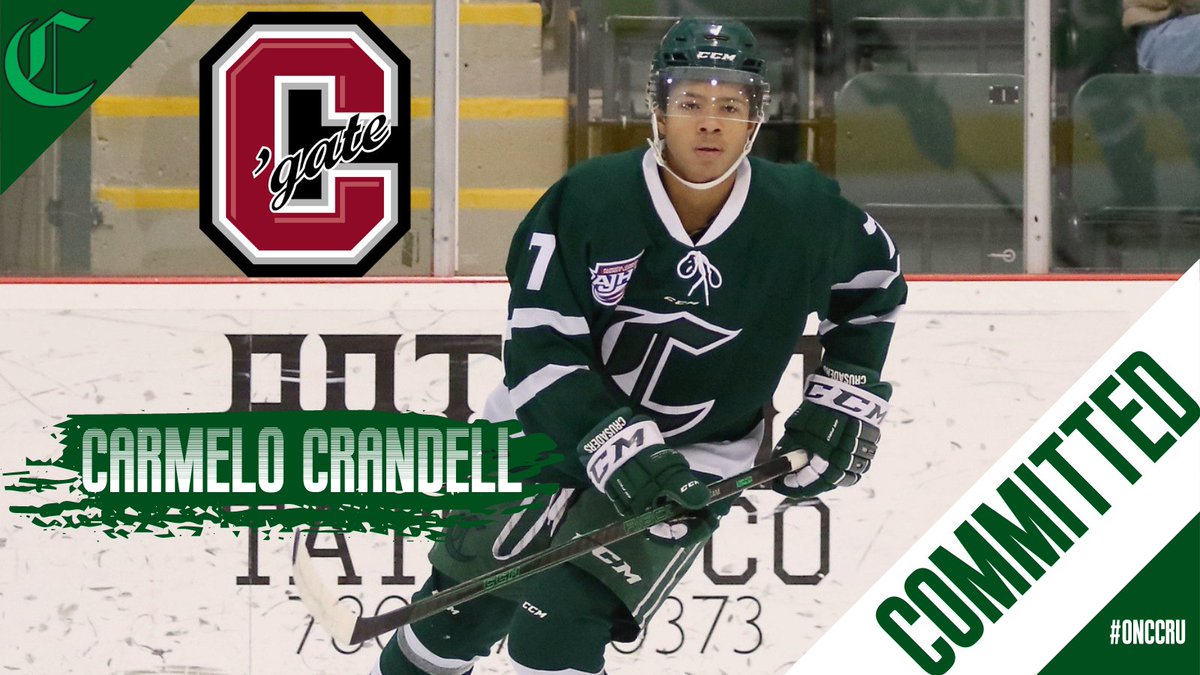 🚨COMMITMENT ALERT🚨

We are proud to announce the commitment of #Crusaders forward, Carmelo Crandell to <a href="/ColgateMIH/">Colgate Men's Hockey</a>!

Congratulations Carmelo!

More: sherwoodparkcrusaders.ca/release-carmel…

#OneCru