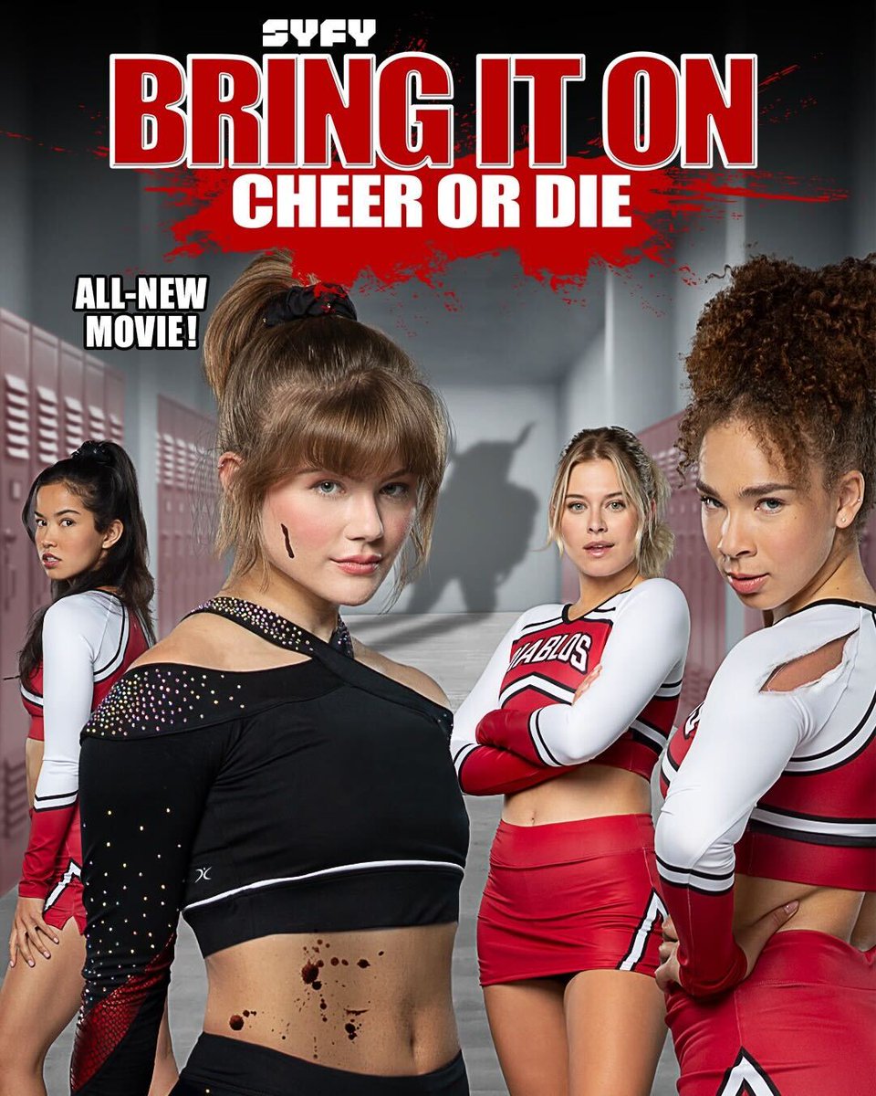 I said brrr, it’s cold in here, there must be a slasher in the atmosphere. Grab your pom-poms, #BringItOn: #CheerOrDie hits your screens October 8 at 9/8c on SYFY. 📣