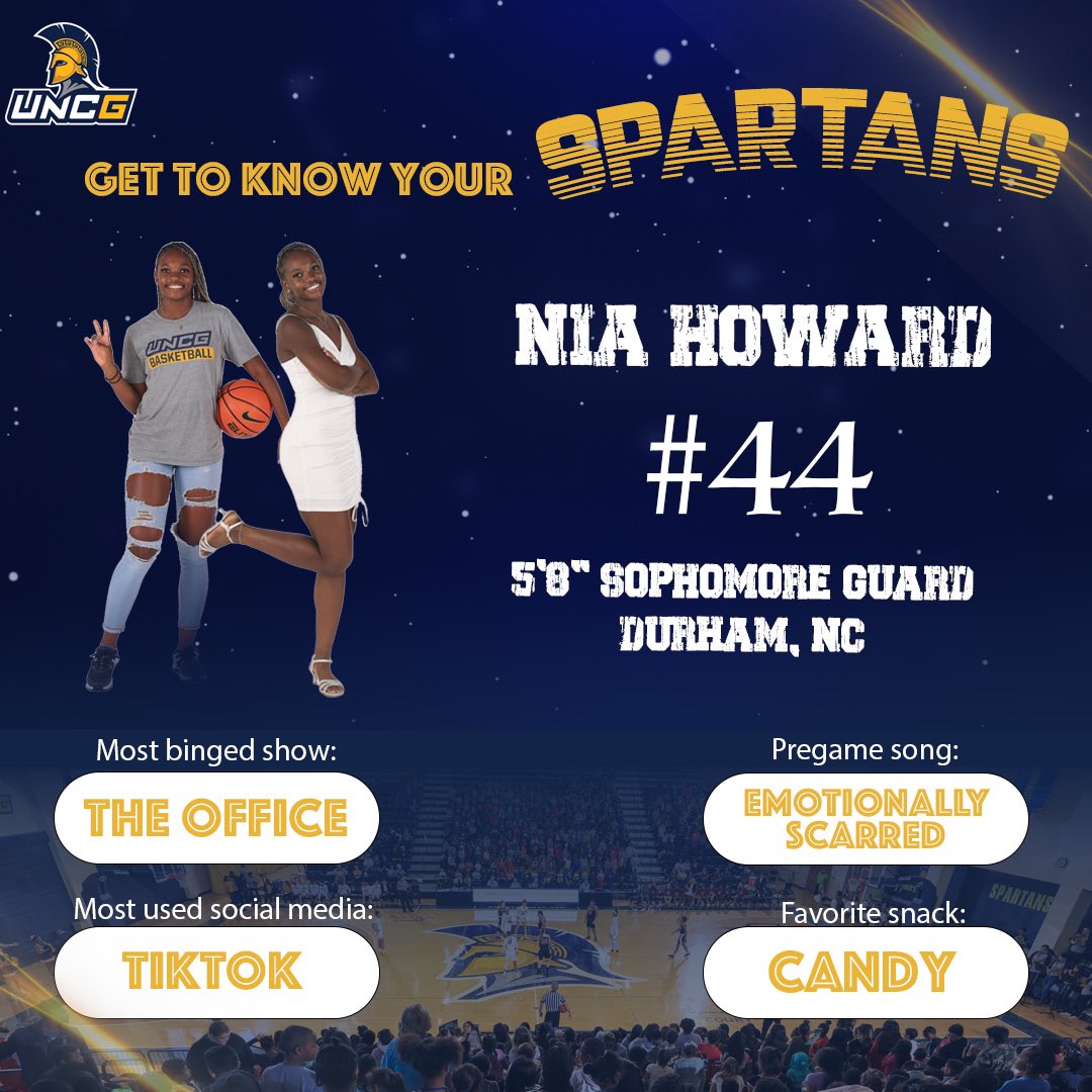 Get to know sophomore Nia Howard! 

#letsgoG
