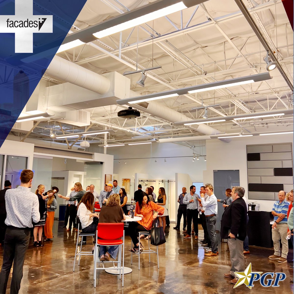 PGPUSA's tweet photo. Facades+ Dallas 2022 "Kick-Off Party hosted by @PGPUSA" highlight photos. Thank you to Dionne Darling and @archpaper for helping put on this great event! Looking forward to next year's Facades+ in Houston! #dallasarchitecture #architecture #dallasdesign #aiadallas #facadesplus https://t.co/1rHLmLsnLc