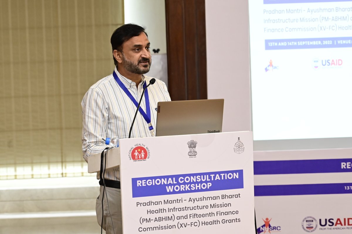 ‘Every facility is unique and #CCB and #IPHL are an integral part of the district hospital and we are actively contextualizing the adaptation of their layouts’ <a href="/Vineetvin6/">Dr Vineet Srivastava</a> Chief of Party <a href="/Jhpiego/">Jhpiego</a> at Regional Consultation Workshop on #PMABHIM in Goa #RISE <a href="/usaid_india/">USAID India</a>