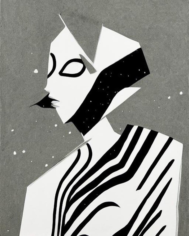 Thisco's tweet image. Work in progress /// AI visualisation study /// Minimalist portraits batch 🔲
.
#aiart #aiartist #aiartcommunity #promptism #digitalartworks #digitalart #digitalillustration #aiartwork #pixelmindai