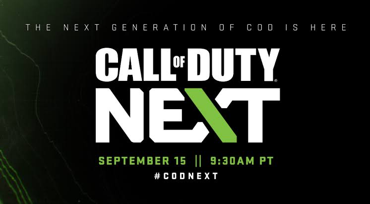 The #CODNext event begins now!