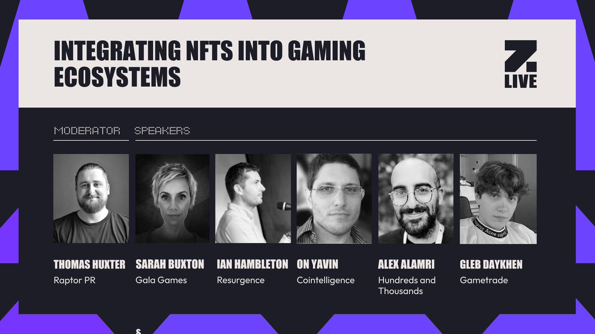 𝘐𝘯𝘵𝘦𝘨𝘳𝘢𝘵𝘪𝘯𝘨 #𝘕𝘍𝘛𝘴 𝘪𝘯𝘵𝘰 𝘎𝘢𝘮𝘪𝘯𝘨 𝘌𝘤𝘰𝘴𝘺𝘴𝘵𝘦𝘮𝘴 🤩

Our panellists will be breaking down how close we are to quality gaming and how NFTs play a part🎮

On stage: <a href="/ForTheBux/">Bux</a>, <a href="/on_yavin/">On Yavin</a>, @akio_meta, <a href="/IanHambleton/">Ian Hambleton</a> &amp; <a href="/GameTradeMarket/">Game Trade</a> 

Are you a gamer?👀