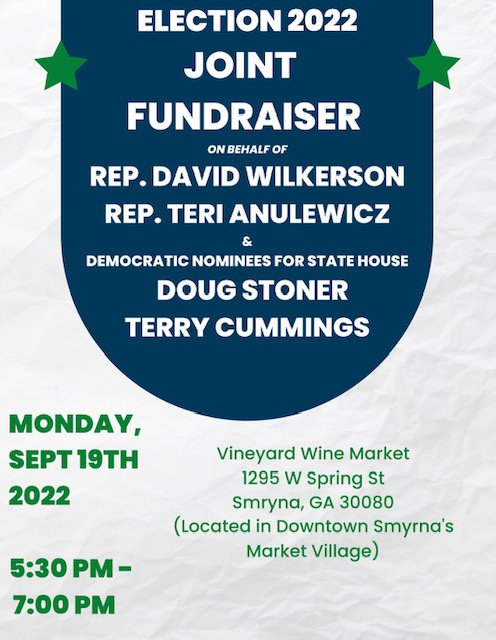 StonerforHouse's tweet photo. Please consider attending if you are interested in contributing and supporting our election efforts. Looking forward to Monday night! #gapol #GA40 https://t.co/974lqzR9Z1