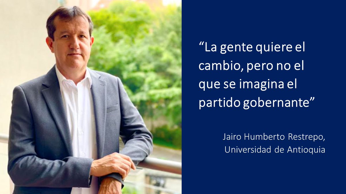 AsegSaludANDI's tweet photo. ¿Por qué la mayoría de los colombianos rechazan la desaparición de las EPS? 

El profesor Jairo Humberto Restrepo, coordinador del Grupo Economía de la Salud de la Universidad de Antioquia, interpreta los resultados de la más reciente encuesta de @CNCSocial y @RevistaSemana. 🧵 https://t.co/eNCNjB4Arc