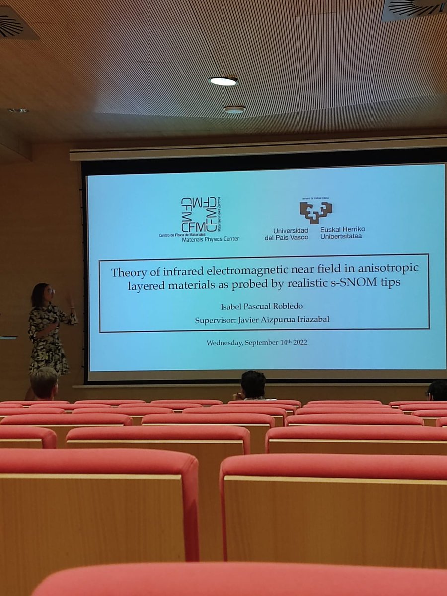 Now it's official. I have successfully defended my master thesis in <a href="/CFMdonostia/">CFM</a> and next month I will be joining Theory of Nanophotonics group in my new stage as PhD student. 
Thank you to all who have supported and encouraged me through this process! 😊