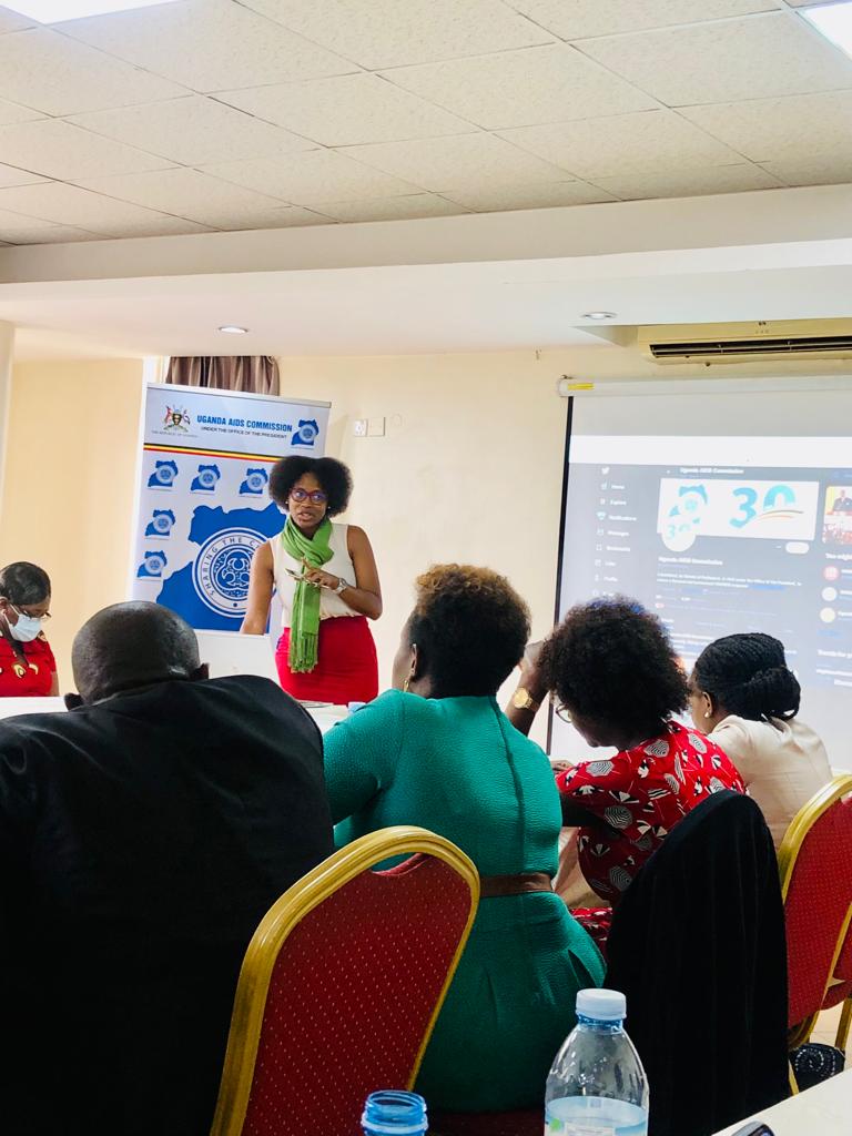 JackieAkampwera's tweet photo. Today I finished a Two Day Training workshop on Results Based Management Reporting For Self Coordinating Entities and @aidscommission Focal Persons. Thanks to @GlobalFund, @UNAIDS_UG for funding this training. I was privileged to highlight the role of digital media in reporting. https://t.co/TdnY4KkbtS