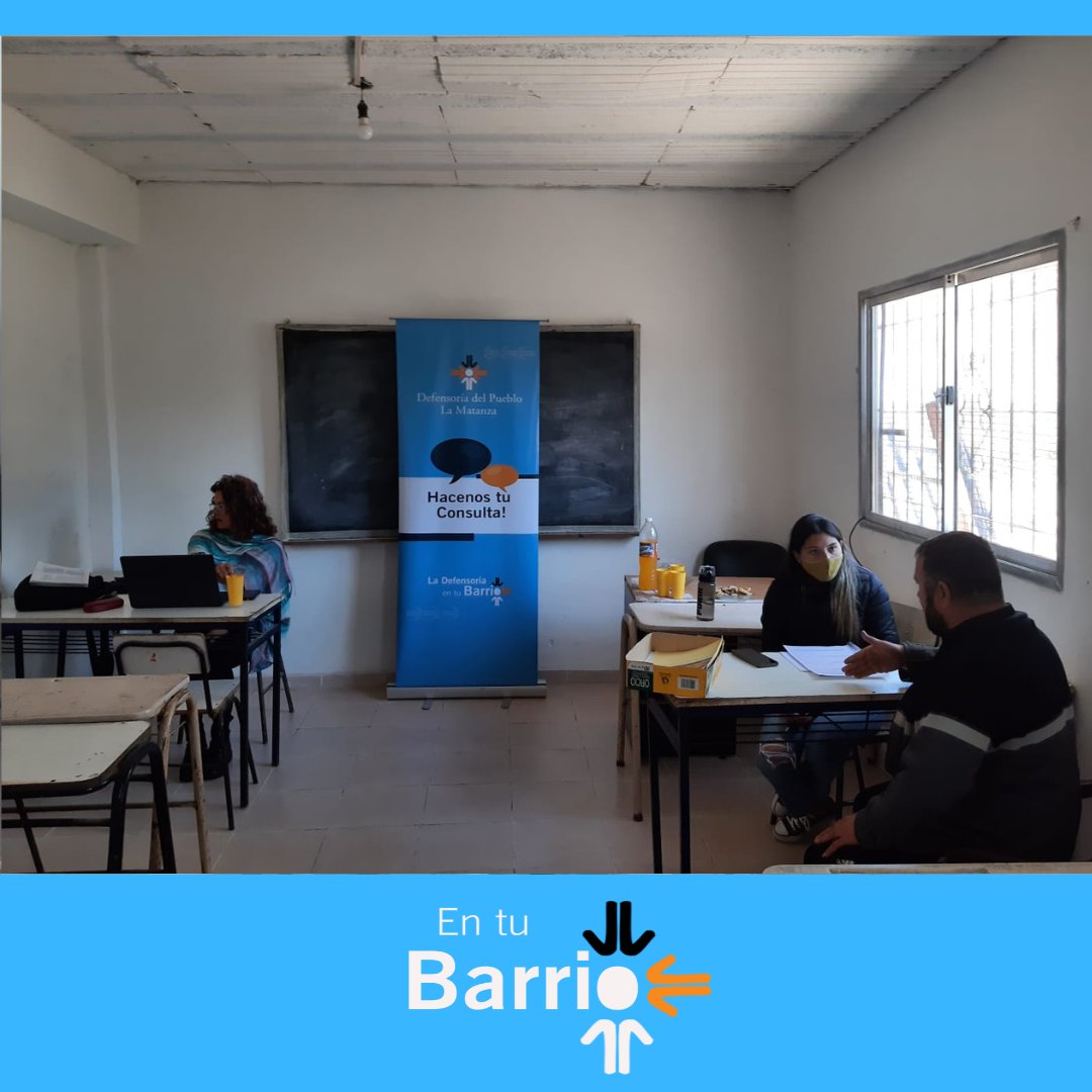dpmatanza's tweet photo. Hoy en el marco del programa la Defensoría #EnTuBarrio visitamos la ONG Plis. en #VirreydelPino. Agradecemos a la institución por el espacio y a los vecinos por acercarse a realizar sus consultas! https://t.co/rhygQQFuih