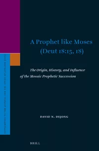 A #Prophet like #Moses (Deut 18:15, 18): The Origin, #History, and Influence of the Mosaic Prophetic Succession

<a href="/Brill_Religious/">Religious & Biblical</a> <a href="/davidndejong/">David DeJong</a> #Judaism #Bible #Deuteronomy
brill.com/view/title/632…