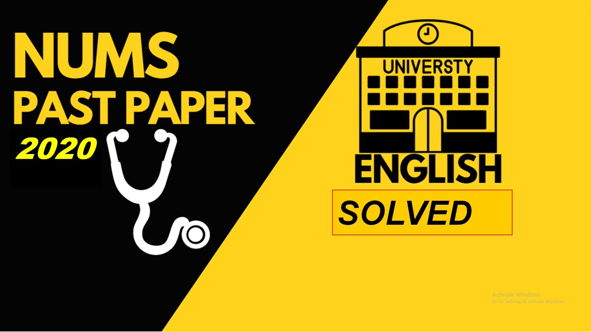 grammaristry's tweet photo. NUMS 2020 SOLVED ENGLISH PAST PAPER
#NUMS  
#PMC2022 
#pmdc
#mdcat 
#mdcat2022
#MBBS 
#letsconnects 
#English 
#englishquiz 
#englishgrammar 
#EnglishLanguage 
#englishvocabulary 
#MCAT  
#MDCAT
https://t.co/DHAp2sm1uo https://t.co/tXDBifEETL