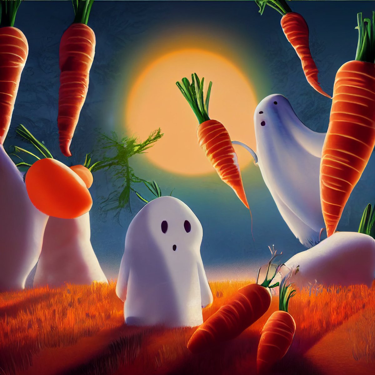 Tis the season for Carrots.

We are out here lookin for wabbits. Some say we're looney but haters gonna hate! 

#FreeSpirits
#Carrots
#NFTartwork 
Freespiritsnft.com
Opensea.io/freespiritsnft