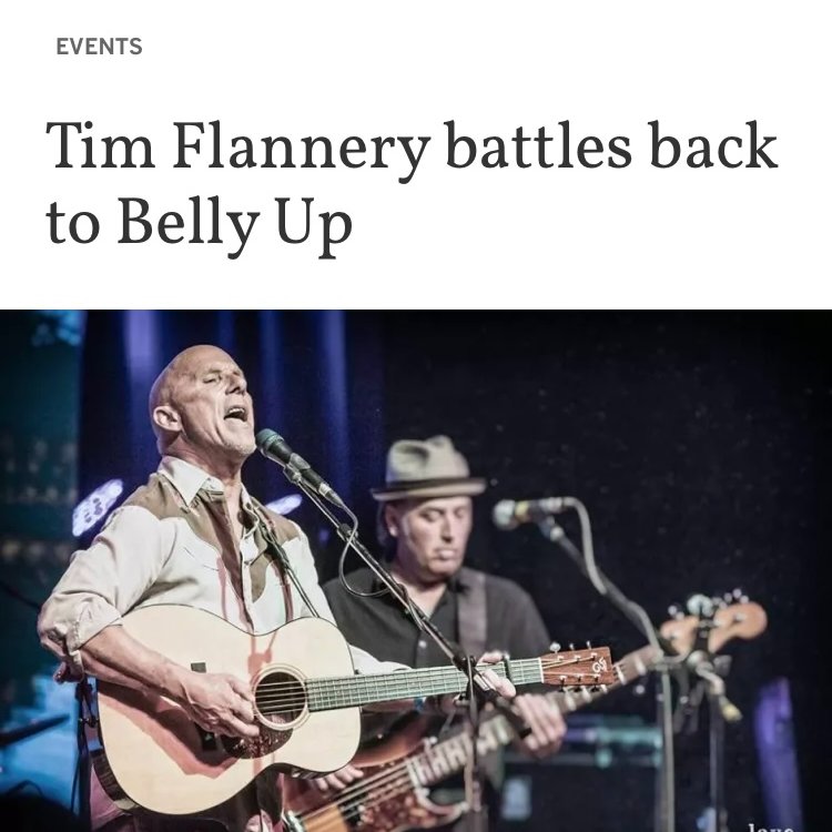The former San Diego Padre and singer-songwriter @TimFlannery13 returns to the Belly Up with his band Tim Flannery and Lunatic Fringe Sunday, September 25th! 

[Full article from the @delmartimes below]

TICKETS: bit.ly/3RbvRfG 🎟️

delmartimes.net/lifestyle/even…