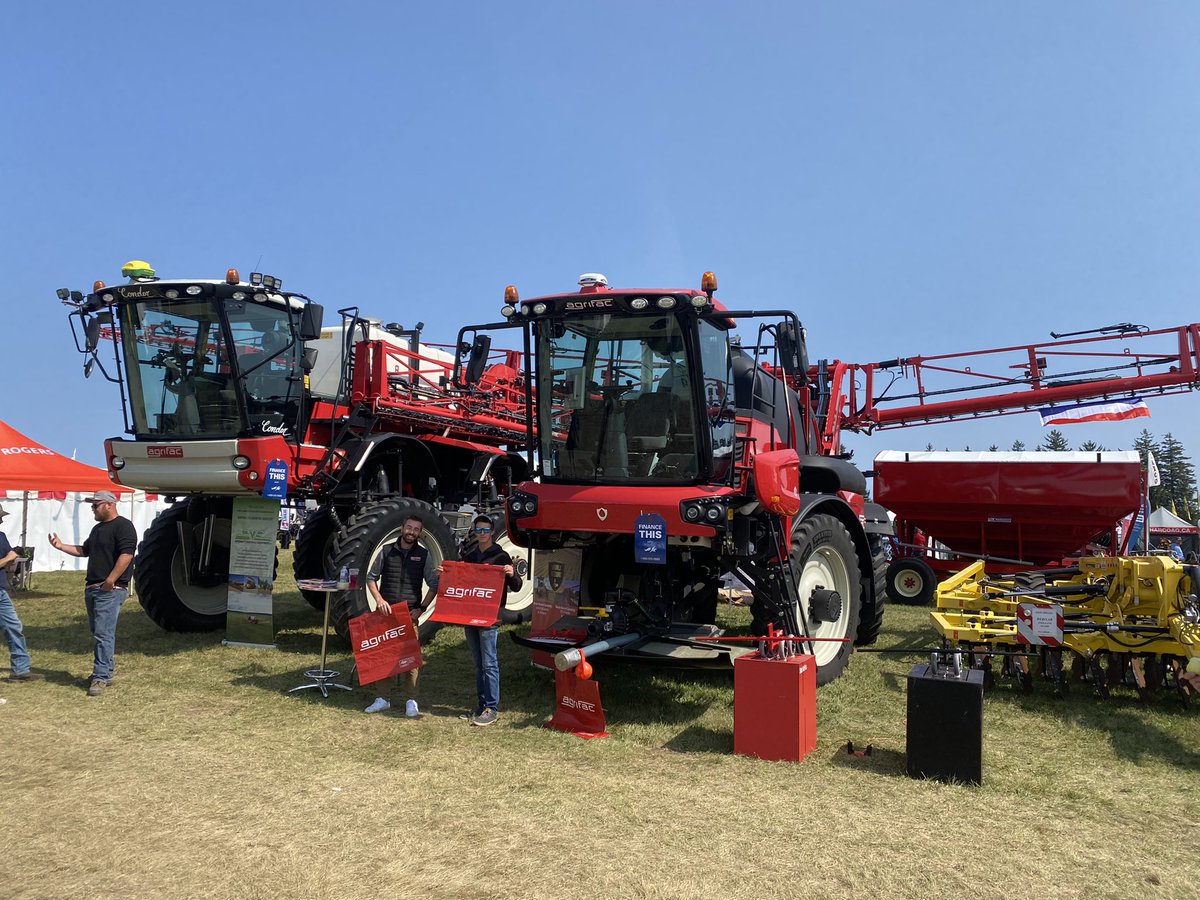 Last day at <a href="/outdoorfarmshow/">Canada's Outdoor Farm Show</a>. Come see us and our <a href="/Agrifac/">Agrifac Machinery BV</a> Condor’s at N-354. We’re here until 5pm! #ontag