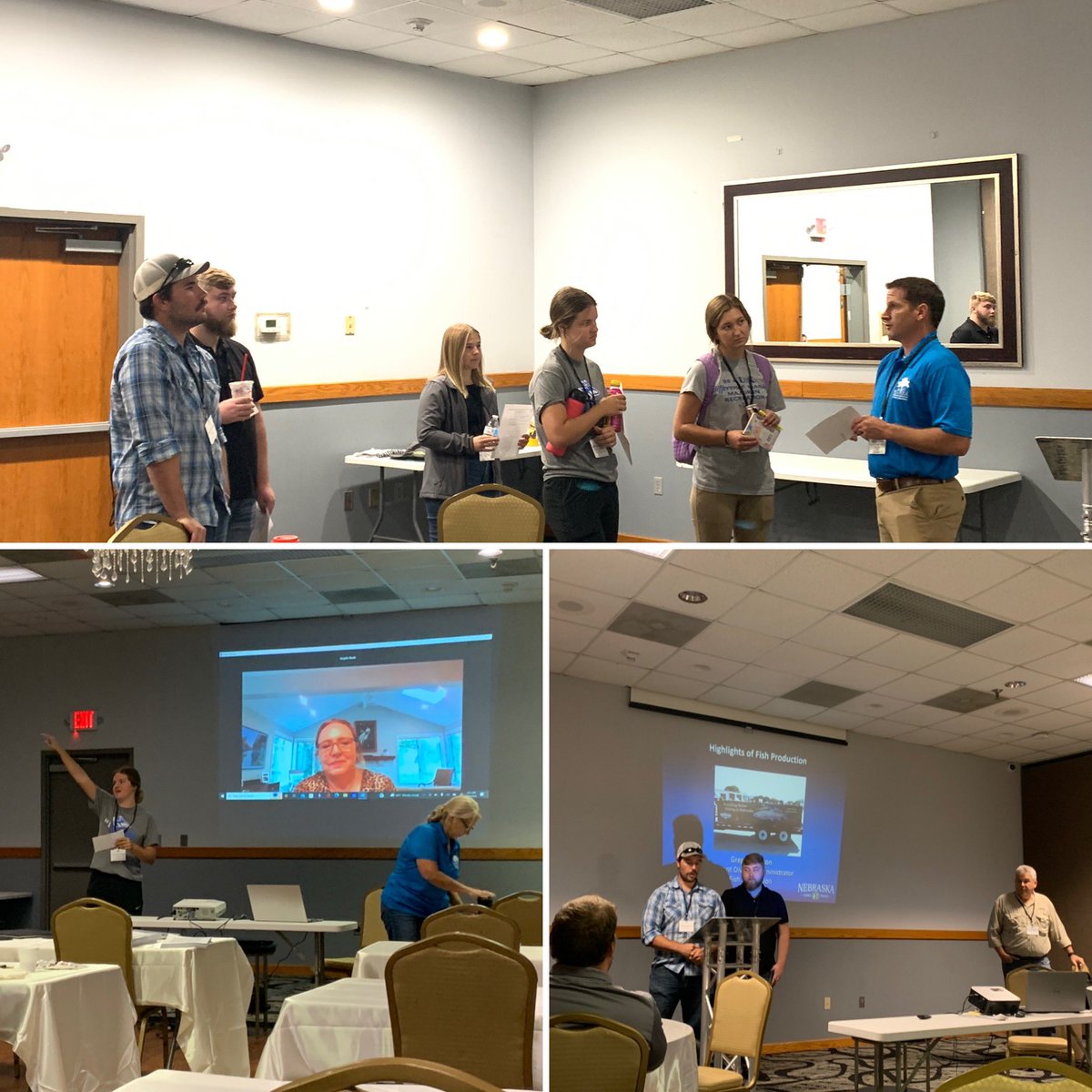 UNKRECCLUB's tweet photo. Thank you @NeRecParks Conference for the awesome Q&amp;A session with Rec Professionals @UNKKSS #BeARecMajor https://t.co/X13d4w9XS4
