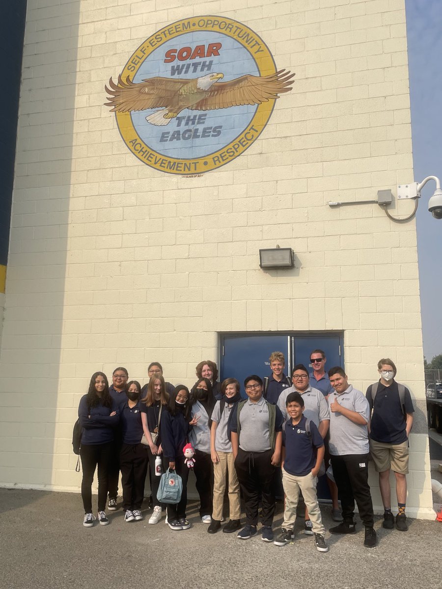 Heading to UNR with this great group from Vaughn!  Thank you to the Redfield Foundation for your support. #WeareWCSD #GATE