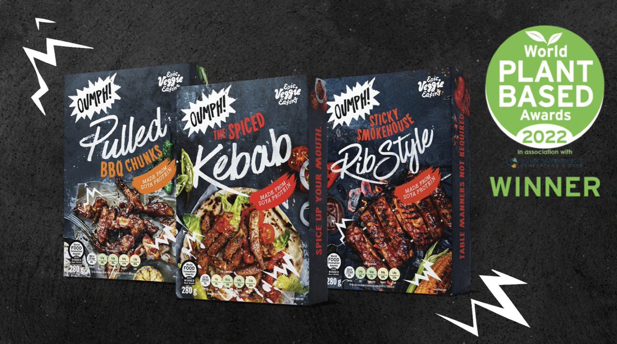 Really pleased for team <a href="/eat_oumph/">eat_oumph</a> 
After moving to fully recyclable cardboard packaging they are crowned Winners at the World Plant Based Awards in the Packaging Category.
mynewsdesk.com/uk/food-for-pr…

<a href="/mynewsdesk/">Mynewsdesk</a>
#plantbasedawards #recyclablepackaging